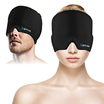 Headache Migraine Relief Ice Cap - 360° Snug Fit Gel Ice Hat