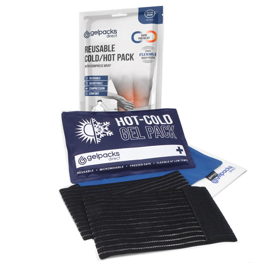 GPD 3in1 Gel Ice Pack for Back Pain (18 x 28cm) Hot/Cold - Reusable